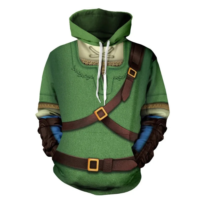 コスプレ伝説ゼルダリンクジッパーアップパーカートップスジャケ - Streetwear Zipper のレビューと価格